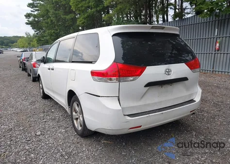 2012 Toyota Sienna Base 7 Passenger из США, поврежденный, VIN 5TDKA3DC1CS011697